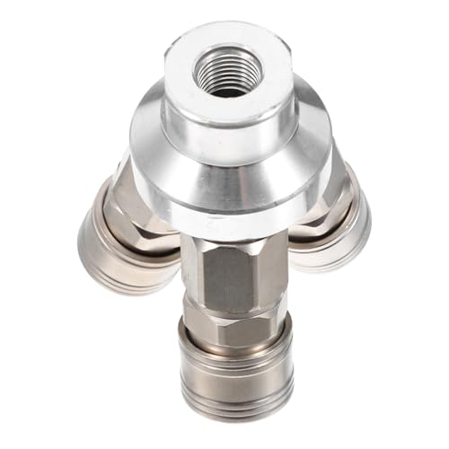 MILISTEN Druckluftverteiler Schnellkupplung Pneumatik Steckverbinder für Kompressor Druckluftschlauch mit Selbstsicherndem Anschluss Langlebig Vielseitig Einsetzbar MILISTEN Druckluftverteiler Schnellkupplung Pneumatik Steckverbinder für Kompressor Druckluftschlauch mit Selbstsicherndem Anschluss Langlebig Vielseitig Einsetzbar von Milisten