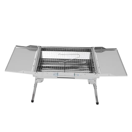MILISTEN Edelstahl Barbecue Grill Praktischer Outdoor Grill für Camping Multifunktionaler Holzkohlegrill Handlich und Leicht für Erholung und Familie MILISTEN Edelstahl Barbecue Grill Praktischer Outdoor Grill für Camping Multifunktionaler Holzkohlegrill Handlich und Leicht für Erholung und Familie von Milisten
