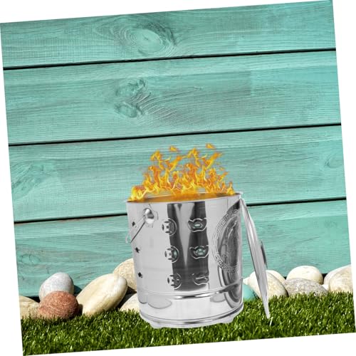 MILISTEN Edelstahl Verbrennungsbehälter Robuster für Garten Tempel Balkon Vielseitig Einsetzbar Langlebiger Edelstahlbehälter zur Ordentlichen Ascheentsorgung MILISTEN Edelstahl Verbrennungsbehälter Robuster für Garten Tempel Balkon Vielseitig Einsetzbar Langlebiger Edelstahlbehälter zur Ordentlichen Ascheentsorgung von Milisten