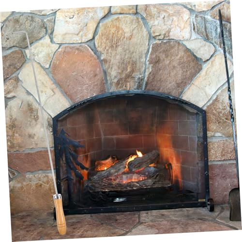 MILISTEN Feuerstelle Feuerhaken aus Edelstahl Langer Kaminpoker mit Robustem Holzgriff Widerstandsfähig und Tragbar für Camping Outdoor BBQ und Heimgebrauch MILISTEN Feuerstelle Feuerhaken aus Edelstahl Langer Kaminpoker mit Robustem Holzgriff Widerstandsfähig und Tragbar für Camping Outdoor BBQ und Heimgebrauch von Milisten