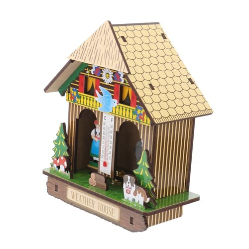 MILISTEN Hygrothermograph Wandgerät Multifunktional Thermometer Hygrometer Hausgerät Wandhängend Innenraum Feuchtigkeitsmesser und Temperaturanzeige für Zuhause und Zufällige Farbe von Milisten