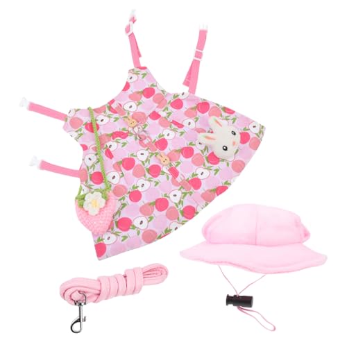 MILISTEN Kaninchen Geschirr mit Leine und Dekorativem Hut Leichtes Bequemes Hasengeschirr für Kleine Haustiere Zugbelastung Geeignet für Zwergkaninchen und Meerschweinchen MILISTEN Kaninchen Geschirr mit Leine und Dekorativem Hut Leichtes Bequemes Hasengeschirr für Kleine Haustiere Zugbelastung Geeignet für Zwergkaninchen und Meerschweinchen von Milisten