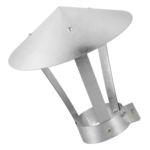 MILISTEN Regenhaube Schornsteinabdeckung aus Langlebigem Eisen Rohrabdeckung mit Schnellem Wasserablauf Winddichte Kaminhaube für Schornsteine und Dachlüfter Einfache Installation und MILISTEN Regenhaube Schornsteinabdeckung aus Langlebigem Eisen Rohrabdeckung mit Schnellem Wasserablauf Winddichte Kaminhaube für Schornsteine und Dachlüfter Einfache Installation und von Milisten