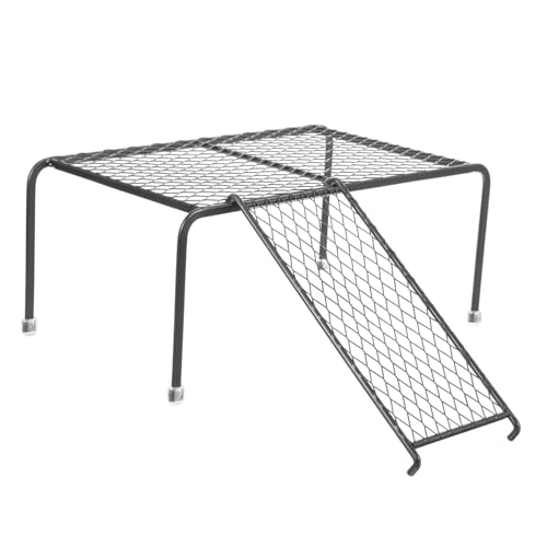 MILISTEN Rutin Chicken Käfig Plattform mit Leiter aus Stabilem Langlebiges Kletterspielzeug für Kleine Hühner und Kleintiere Platzsparendes Aktivitätsregal für Gesunde Haustierhaltung von Milisten