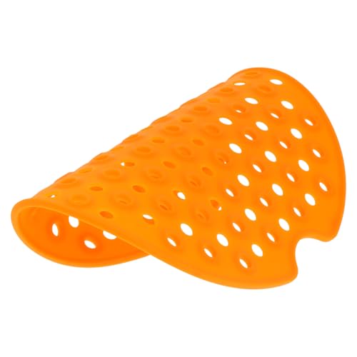 MILISTEN Airfryer-zubehör Silikon-pad 8 Orange Dampfgarer-platte Kreative Airfryer-matte Wiederverwendbar Küchenbedarf Antihaftbeschichtet Abflussloch von Milisten