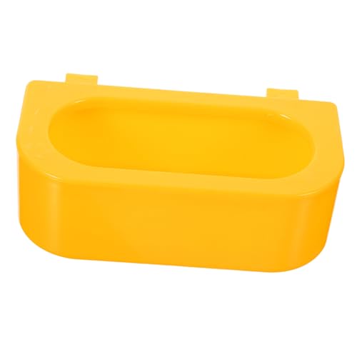 MILISTEN Vogelfutterspender für Papageien und Kleintiere Auslaufsicherer Gelber Futter und Wassernapf Kunststoff Langlebig Leicht zu Reinigen mit Haken Befestigen an Käfigen Vogelkäfig MILISTEN Vogelfutterspender für Papageien und Kleintiere Auslaufsicherer Gelber Futter und Wassernapf Kunststoff Langlebig Leicht zu Reinigen mit Haken Befestigen an Käfigen Vogelkäfig von Milisten