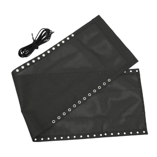 Milisten 1 Satz Liegestuhl Ersatz Stoff Stuhlbezugsstoff überdimensioniert Stoff für liegestuhl Faltbarer liegestuhl Reparaturtuch für zusammenklappbare Liegen Lounge Chair Ersatztuch Black von Milisten
