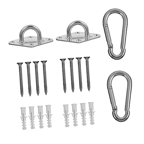 Milisten 1 Satz Multifunktionales Hammock Haken Set Teilig Hochfestem für und Außenschaukeln Fitnessgeräte und Leise und Vibrationsarm Milisten 1 Satz Multifunktionales Hammock Haken Set Teilig Hochfestem für und Außenschaukeln Fitnessgeräte und Leise und Vibrationsarm von Milisten