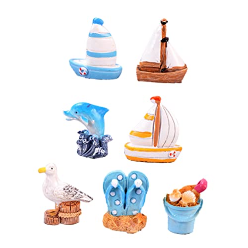 Milisten 1 Satz Teiliges Harz Vogelfiguren Mediterranes Segelboot Für Schreibtisch Und Zuhause Kreative Vogelornamente Zur Schaffung Einladenden 7 Stück Milisten 1 Satz Teiliges Harz Vogelfiguren Mediterranes Segelboot Für Schreibtisch Und Zuhause Kreative Vogelornamente Zur Schaffung Einladenden 7 Stück von Milisten