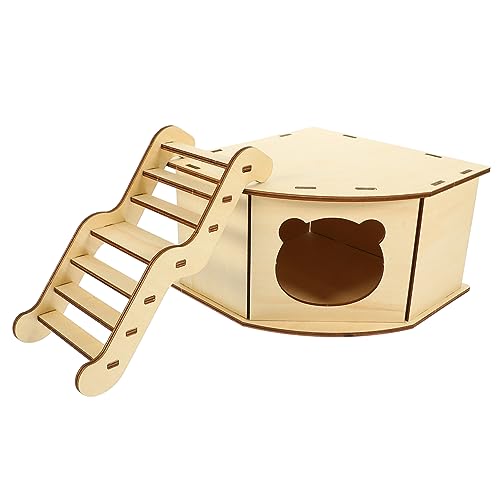 Milisten 1satz Hamsterversteck Aus Holz Mit Leiter Holzhaus Für Nagetiere Gemütlicher Rückzugsort Für Kleintiere Für Spiel Und Schlaf Teiliges Milisten 1satz Hamsterversteck Aus Holz Mit Leiter Holzhaus Für Nagetiere Gemütlicher Rückzugsort Für Kleintiere Für Spiel Und Schlaf Teiliges von Milisten