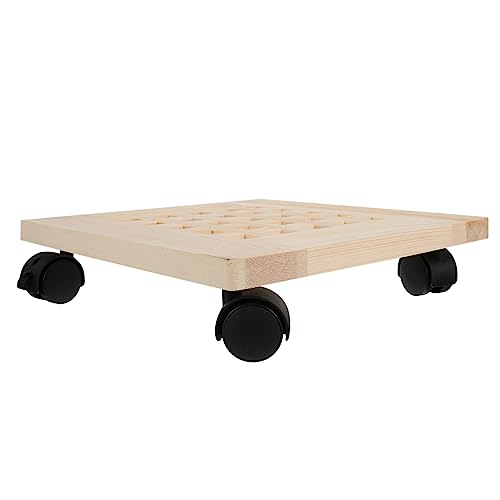 Milisten 1 Stück Blumentopfuntersetzer mit Abnehmbarer Blumenständer Massivem mit Diagonaler Bremsfunktion für Pflanzen und Einfache Umstellung von Milisten