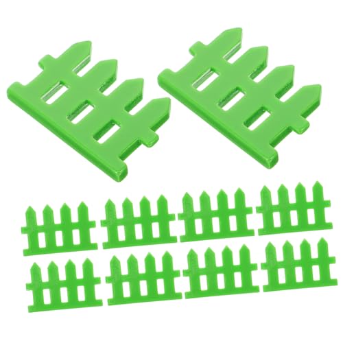 Milisten 10 Stck. Teiliges Miniatur Lattenzaun aus Resin Glatte Oberfläche Dekorativer Kleiner Gartenzaun für Puppenhaus Mini Landschaft und DIY Gartendekor Grün Formstabil und Sicher für Milisten 10 Stck. Teiliges Miniatur Lattenzaun aus Resin Glatte Oberfläche Dekorativer Kleiner Gartenzaun für Puppenhaus Mini Landschaft und DIY Gartendekor Grün Formstabil und Sicher für von Milisten