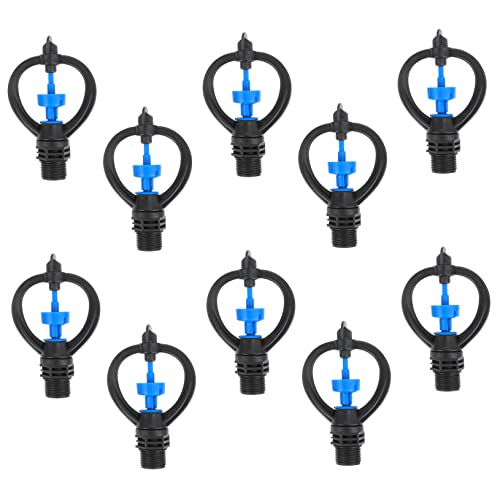 Milisten 10 Stück Sprinkler Automatische Rasensprenger für Gartenbewässerung Drehbare Sprühdüsen für Effiziente Bewässerung von Garten und Gewächshaus Milisten 10 Stück Sprinkler Automatische Rasensprenger für Gartenbewässerung Drehbare Sprühdüsen für Effiziente Bewässerung von Garten und Gewächshaus von Milisten