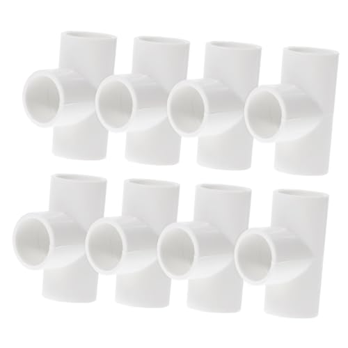 Milisten 10 Stück Teiliges PVC Rohrverbinder Wege Tee Eckfitting Korrosionsbeständig Leicht Robust für Gewächshaus Zelt und Wasserversorgung Einfache Installation Glatte Oberfläche Milisten 10 Stück Teiliges PVC Rohrverbinder Wege Tee Eckfitting Korrosionsbeständig Leicht Robust für Gewächshaus Zelt und Wasserversorgung Einfache Installation Glatte Oberfläche von Milisten