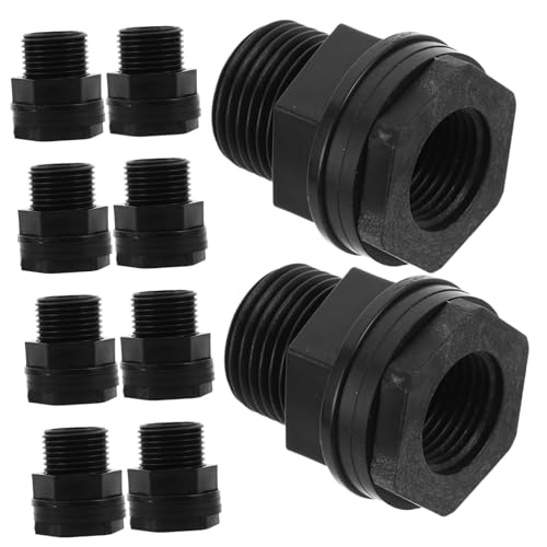 Milisten 10 Stück Teiliges Wasseranschluss-adapter Ght X Npt Präzise Gewindeverbindung für Gartenschläuche Wetterbeständig und Auslaufsicher für Bewässerungssysteme und Wasserspeicher Milisten 10 Stück Teiliges Wasseranschluss-adapter Ght X Npt Präzise Gewindeverbindung für Gartenschläuche Wetterbeständig und Auslaufsicher für Bewässerungssysteme und Wasserspeicher von Milisten