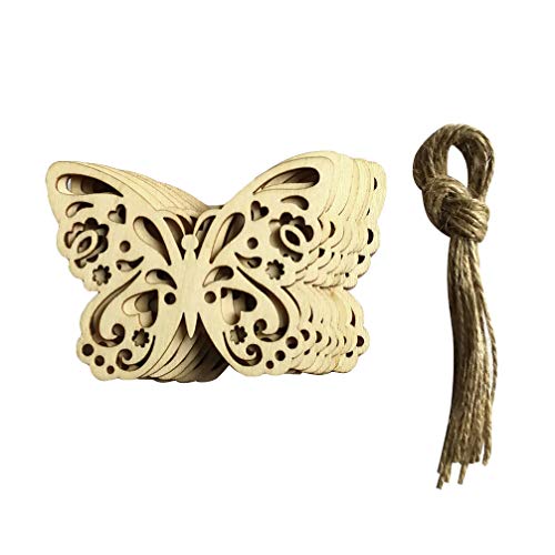 Milisten 10 Stück unbehandelte Holz-Ausschnitte Schmetterling Holz Formen Stücke Holzscheiben Scheiben für DIY Basteln Frühling Dekorationen Ornamente Milisten 10 Stück unbehandelte Holz-Ausschnitte Schmetterling Holz Formen Stücke Holzscheiben Scheiben für DIY Basteln Frühling Dekorationen Ornamente von Milisten