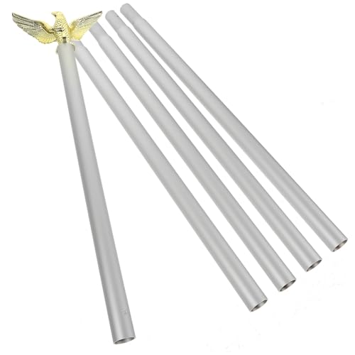 Milisten 1Satz Aluminium Fahnenmast Set Fuß Rostfreier Fahnenmast für Garten Drehbarer Ring für Outdoor Events Einfache Robust und Langlebig Milisten 1Satz Aluminium Fahnenmast Set Fuß Rostfreier Fahnenmast für Garten Drehbarer Ring für Outdoor Events Einfache Robust und Langlebig von Milisten