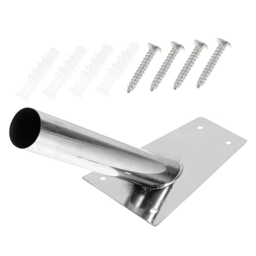 Milisten 1Satz Fahnenmast Halterung Aluminiumlegierung Wandmontage Fahnenhalter für Gartenfahnen und Hausfahnen Stabiler Montagesockel für Verschiedene Fahnenmaste Milisten 1Satz Fahnenmast Halterung Aluminiumlegierung Wandmontage Fahnenhalter für Gartenfahnen und Hausfahnen Stabiler Montagesockel für Verschiedene Fahnenmaste von Milisten