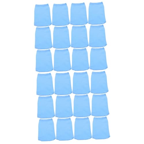 Milisten 2 Sätze Schwimmbadfilter Pools Pool-siebnetz Liner Taschen Pool-Skimmer-Socke Skimmer-filtersocken Skimmer-Korb-Socke Zubehör Pool-Skimmer-Netz Für Pool Blue Nylon 25 Stücke * 2 von Milisten