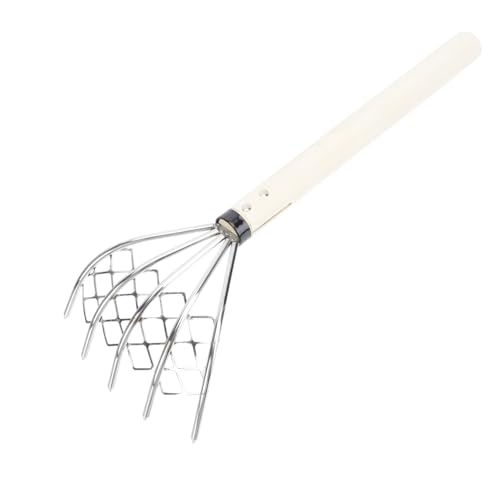 Milisten 2 Stck. Clam Rake mit Netz Rake zum Auflockern von Erde Werkzeug für Meeresfrüchte Suche Am Strand Milisten 2 Stck. Clam Rake mit Netz Rake zum Auflockern von Erde Werkzeug für Meeresfrüchte Suche Am Strand von Milisten