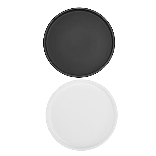 Milisten 2 Stück Keramik Blumentopf Untersetzer rutschfest Stabil Pflanzenschale für Sukkulenten und Blumentöpfe Schwarz Weiß Milisten 2 Stück Keramik Blumentopf Untersetzer rutschfest Stabil Pflanzenschale für Sukkulenten und Blumentöpfe Schwarz Weiß von Milisten