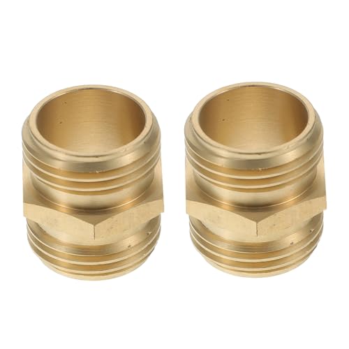 Milisten 2 Stück Messing Schlauchverbinder Robuster Männlicher Außengewinde Adapter für Gartenschlauch Langlebig Installieren aus Solidem Messing für Wasserhahn und Schlauchanschluss Milisten 2 Stück Messing Schlauchverbinder Robuster Männlicher Außengewinde Adapter für Gartenschlauch Langlebig Installieren aus Solidem Messing für Wasserhahn und Schlauchanschluss von Milisten