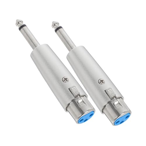 Milisten 2 Stück Mikrofon Recorder Adapter Robuste Metallkonstruktion für Verbesserte Audioübertragung Vielseitig Einsetzbar Studios Live Performances von Milisten
