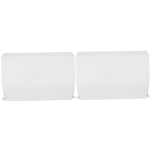 Milisten 2 Stück Skimmer Deflektor Rolladen Skimmer für Schwimmbad Skimmer Tür Ersatz Pool Skimmer Tür Stabil Pool Skimmer Tür Weiß PVC von Milisten