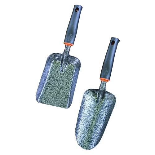 Milisten 2stücke Bodenschaufel Düngespaten Gartenerdeschaufeln Pflanzschaufel Umpflanzwerkzeug Multifunktions Gartenwerkzeug Aus Eisen Für ERD Und Sandschaufeln von Milisten