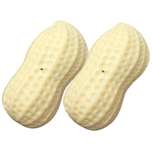 Milisten 2 Stück Teiliges Hundespielzeug Erdnussform Bissfestes Kauspielzeug mit Quietschfunktion Zahnreinigend und Widerstandsfähig Geeignet für Kleine Hunde zur Beschäftigung und Milisten 2 Stück Teiliges Hundespielzeug Erdnussform Bissfestes Kauspielzeug mit Quietschfunktion Zahnreinigend und Widerstandsfähig Geeignet für Kleine Hunde zur Beschäftigung und von Milisten