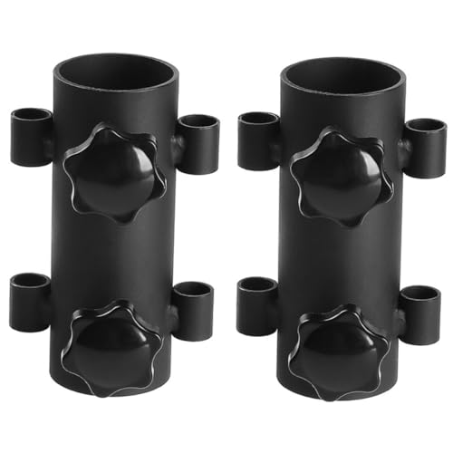 Milisten 2 Stück Verstellbare Zeltstangenhalterung Windfester Baldachin Stangenfixierer für Outdoor Camping und Langlebig für Zelt und Sonnensegel von Milisten