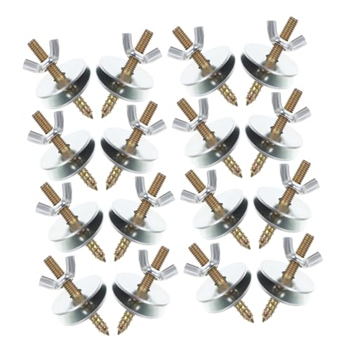 Milisten 24 Sätze Teiliges Vogelkäfig Schrauben mit Muttern und Unterlegscheiben Rostfreie Befestigungsschrauben für Sitzstangen und Plattformen Stabile Käfighalterung für Vogel Milisten 24 Sätze Teiliges Vogelkäfig Schrauben mit Muttern und Unterlegscheiben Rostfreie Befestigungsschrauben für Sitzstangen und Plattformen Stabile Käfighalterung für Vogel von Milisten
