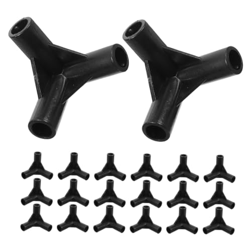 Milisten 25 Stück Teiliges Canopy Verbinder Rechteckiger Eckverbinder für Zeltgestell Langlebige Kunststoff Verbindungsstücke für Outdoor Pavillon Garten Camping Einfache von Milisten