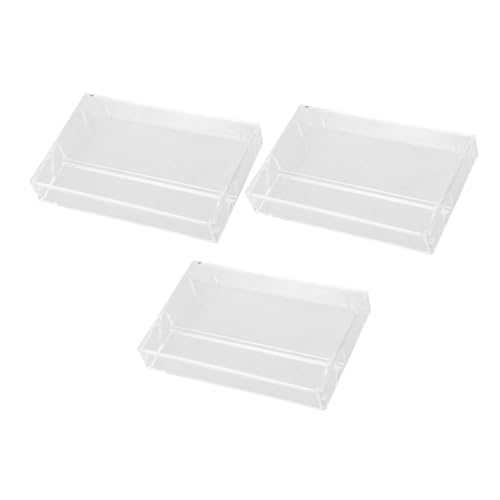 Milisten 3 Stück Band Kassette Audio- Produkte Kassettengehäuse Veranstalter Retro Küvette Aus Glas Kassettenspieler Tragbar Rekorderhalter Kassettenhalter Kassettenklebebahn Transparent Pp Milisten 3 Stück Band Kassette Audio- Produkte Kassettengehäuse Veranstalter Retro Küvette Aus Glas Kassettenspieler Tragbar Rekorderhalter Kassettenhalter Kassettenklebebahn Transparent Pp von Milisten