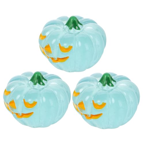 Milisten 3 Stück Halloween Kürbis Deko Leuchtende Kunststoff Mini Kürbisse für Drinnen und Draußen Halloween Dekoration für Festliche Milisten 3 Stück Halloween Kürbis Deko Leuchtende Kunststoff Mini Kürbisse für Drinnen und Draußen Halloween Dekoration für Festliche von Milisten