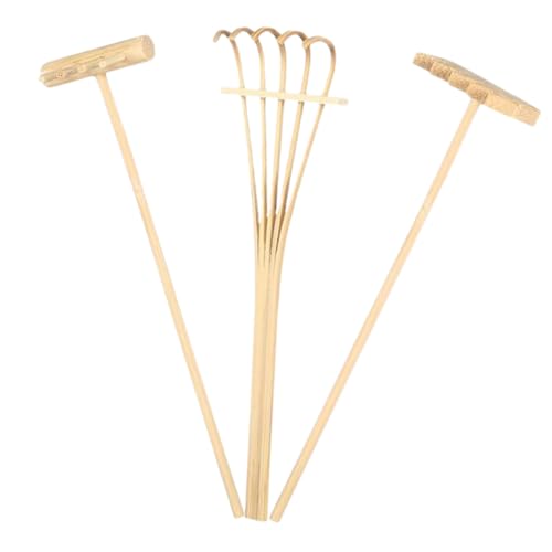 Milisten 3 Stück Teiliges Mini Zen Sandgarten Kunststoff Rechen für Meditation und Entspannung Leichtes Gartenwerkzeug für Schreibtisch Kreative DIY Dekoration Langlebig und Handlich von Milisten