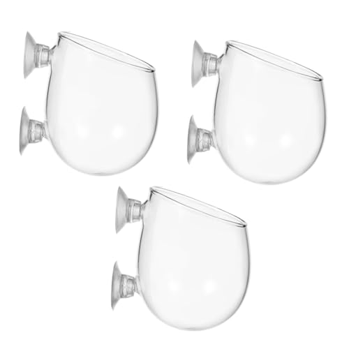 Milisten 3 Stück Transparente Aquarium Pflanzbecher mit Saugnapf Glas Unterwasser Pflanzenhalter für Kleine Wasserpflanzen Stabiler Halter für Ausgewogene Aquarienkultivierung und Milisten 3 Stück Transparente Aquarium Pflanzbecher mit Saugnapf Glas Unterwasser Pflanzenhalter für Kleine Wasserpflanzen Stabiler Halter für Ausgewogene Aquarienkultivierung und von Milisten