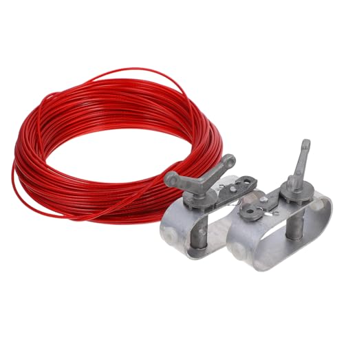 Milisten 3 Teiliges PVC Beschichtetes Stahldraht Poolabdeckungskabel Und Winden Kit Poolabdeckungsratsche Aluminium Poolabdeckungskabel Und Winde Poolabdeckungswinde von Milisten