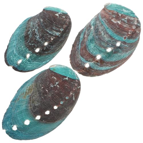 Milisten 3st Abalone-Muschel Zum Verwischen Abalone-Muschel- Brenner Halter Verschmierende Brennschale Abalone-Schale Verwischen Muschelopfer Tablett Aus Abalone-Muscheln Tank Hülse von Milisten