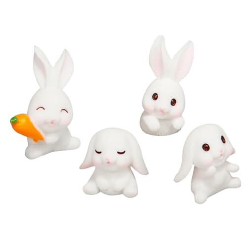 Milisten 4 Stück Teiliges Kreative Resin Hasenfiguren Zierliche Kaninchen Deko für Schreibtisch Büro Multifunktionale Dekoration Charmante Geschenkidee für Einzug und Alltag Milisten 4 Stück Teiliges Kreative Resin Hasenfiguren Zierliche Kaninchen Deko für Schreibtisch Büro Multifunktionale Dekoration Charmante Geschenkidee für Einzug und Alltag von Milisten