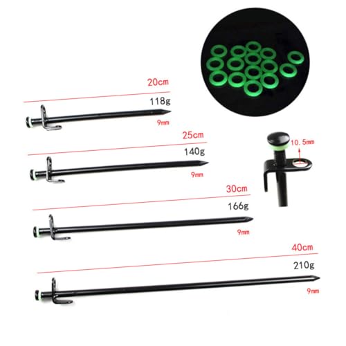 Milisten 4 Stück Teiliges Zeltheringe aus Robustem Stahl mit Nachtleuchtenden Ringen Stabile Erdnägel für Zelte Vordächer Markisen Camping Geeignet für Verschiedene Böden Wie Gras und EIS Milisten 4 Stück Teiliges Zeltheringe aus Robustem Stahl mit Nachtleuchtenden Ringen Stabile Erdnägel für Zelte Vordächer Markisen Camping Geeignet für Verschiedene Böden Wie Gras und EIS von Milisten