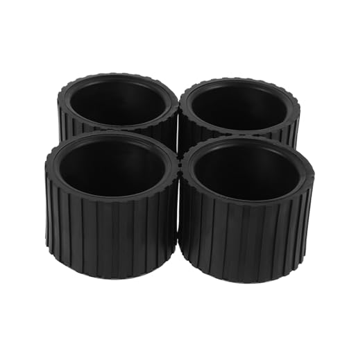 Milisten 4stücke Bettbeinschoner Aus Gummi rutschfeste Pads Als Bodenschutz Für Möbelbeine Kompatibel Mit Hartholzböden Fliesen Und Teppichen Verhindert Kratzer Und Schäden von Milisten