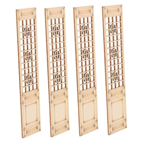 Milisten 4stücke Miniatur Holz Paravent Raumteiler Für Puppenhäuser Vintage-Design Möbelzubehör Chinesische Puppenhausmöbel Miniatur-Ornamente Für Sand Tablett Miniaturen Milisten 4stücke Miniatur Holz Paravent Raumteiler Für Puppenhäuser Vintage-Design Möbelzubehör Chinesische Puppenhausmöbel Miniatur-Ornamente Für Sand Tablett Miniaturen von Milisten