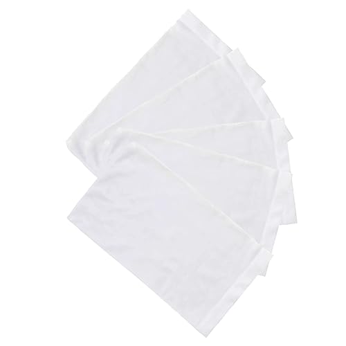 Milisten 5 Stück Poolfilter Socken Wiederverwendbare Filterabdeckung für Skimmer und Poolfilter Elastische Abdeckung für Effiziente Poolreinigung Weiß von Milisten