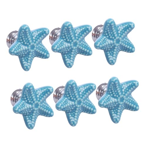 Milisten 6 Stück Marineblaue Vintage Keramikgriffe ein Loch Eleganter Schrank und Schubladengriff Passend für Kommoden Kleiderschränke Stilvolles Möbelzubehör Milisten 6 Stück Marineblaue Vintage Keramikgriffe ein Loch Eleganter Schrank und Schubladengriff Passend für Kommoden Kleiderschränke Stilvolles Möbelzubehör von Milisten