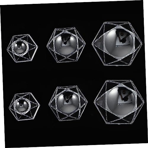 Milisten 8stücke Teiliges Von Transparenten -ballständern Im Hexagon-Design Für Stilvolle Präsentation Von Softballs Und Golfschlägern Für Zuhause Büro Oder Sportgeschäfte von Milisten