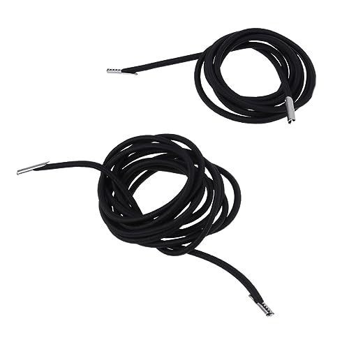 Milisten 8 Stück Teiliges Elastisches Gummiseil Set für Liegestuhl Zubehör Strapazierfähige Chaise Longue Spanngurte Schwarz und Belastbar für Optimalen Sitzkomfort von Milisten