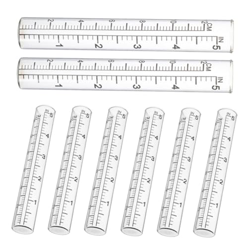 Milisten 8 Stück Teiliges Regenmesser Ersatzrohre Transparentes Glas Messrohr Präzise Wasserstandsanzeige Wetterfest Langlebig Einfache Installation für Garten und Outdoor Pflanzen Milisten 8 Stück Teiliges Regenmesser Ersatzrohre Transparentes Glas Messrohr Präzise Wasserstandsanzeige Wetterfest Langlebig Einfache Installation für Garten und Outdoor Pflanzen von Milisten