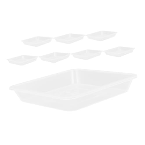 Milisten Multifunktionale Untertassen Für Pflanzen Tropfschalen 8 Stück Quadratische Untertassen Für Blumentöpfe Und Auslaufsicher Für Den Boden Milisten Multifunktionale Untertassen Für Pflanzen Tropfschalen 8 Stück Quadratische Untertassen Für Blumentöpfe Und Auslaufsicher Für Den Boden von Milisten