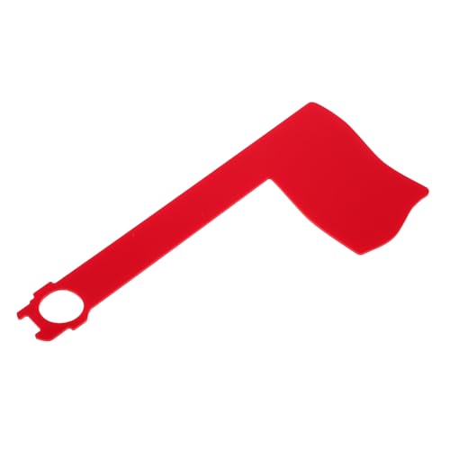 Milisten Acryl Briefkasten mit Drehbarer Roter Flagge und Mini Flagge im Nationalen Design Moderner Minimalistischer Stil für Zuhause Büro und Klassenzimmer für DIY Projekte von Milisten